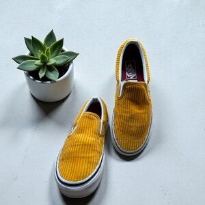 Vans Classic Slip-On Yellow and White